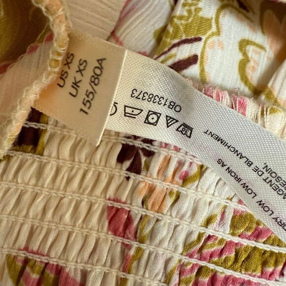 Free People Weekend In Montauk Cami cropped floral size XS - Picture 5 of 5